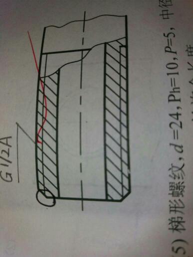 螺纹机械制图画法