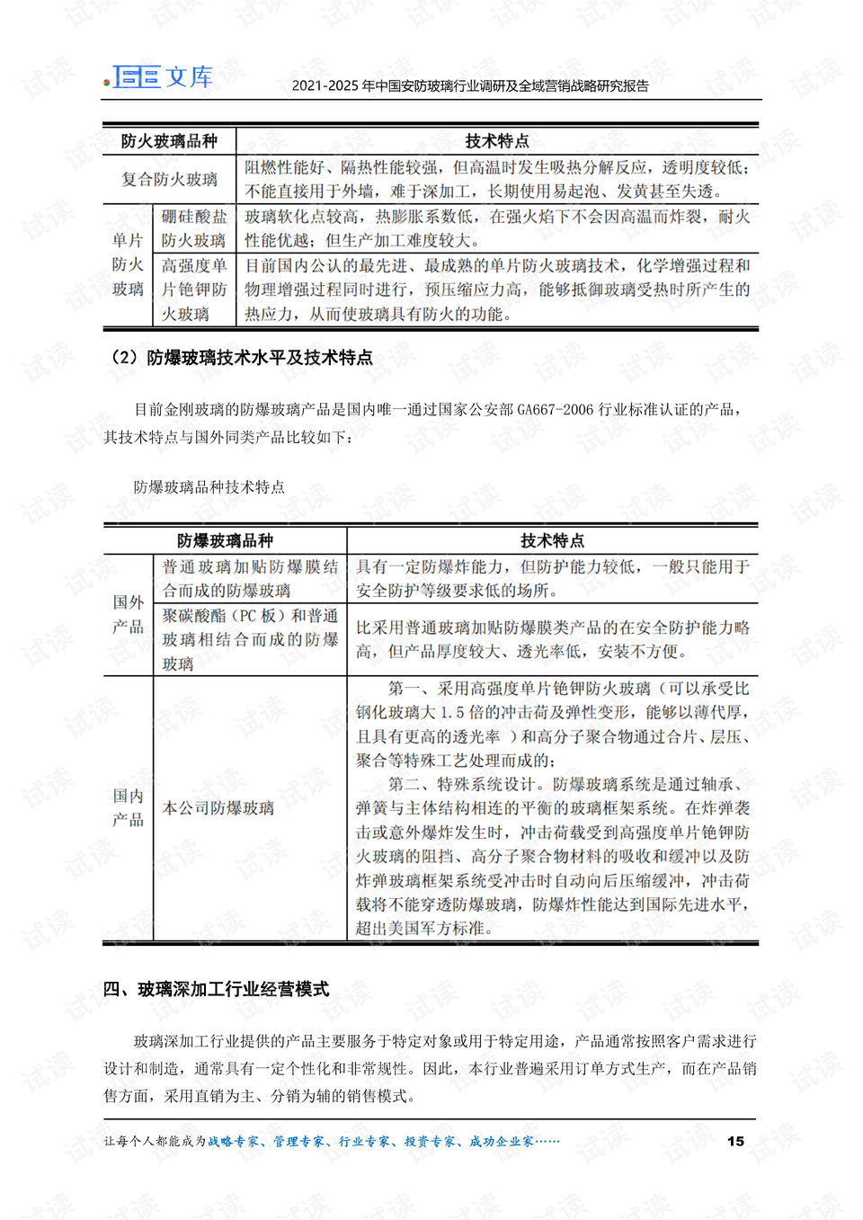 市场调研与手工玻璃贴片实验报告