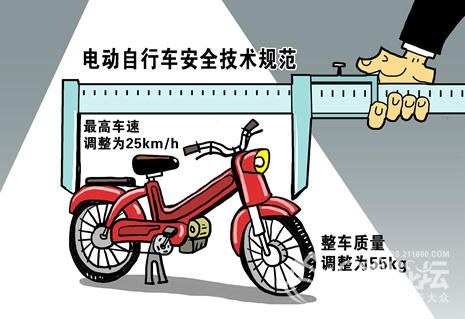 电动自行车强制性国家标准发布