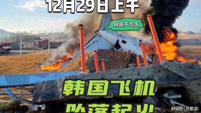 韩国载181人飞机降落时爆炸起火